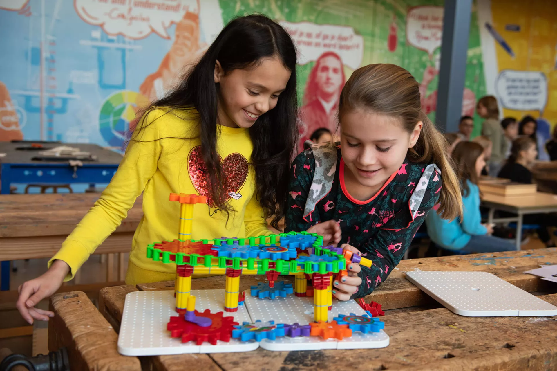 Leerlingen van basisschool Slingertouw