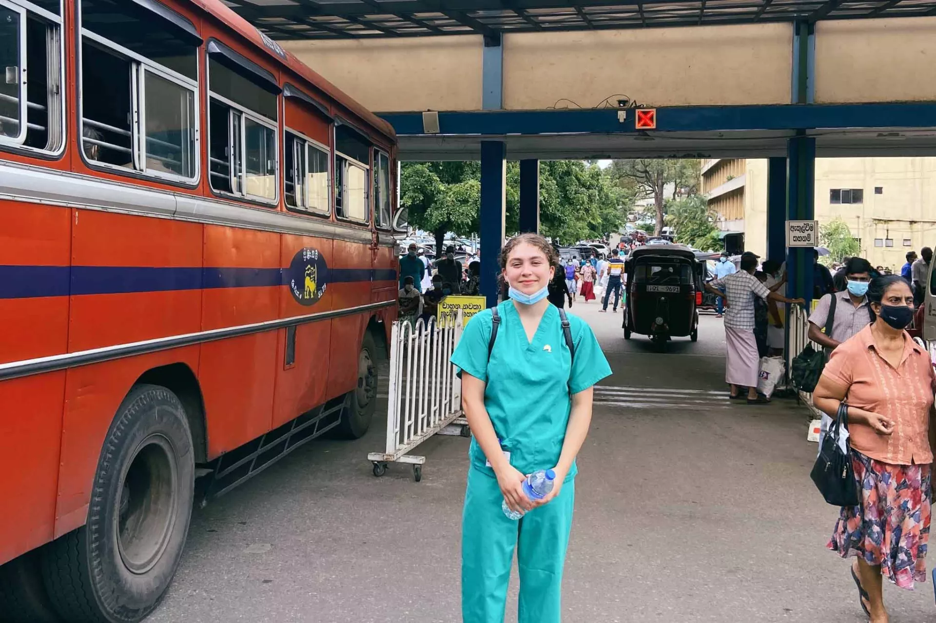 Foto van Sophie in Sri Lanka