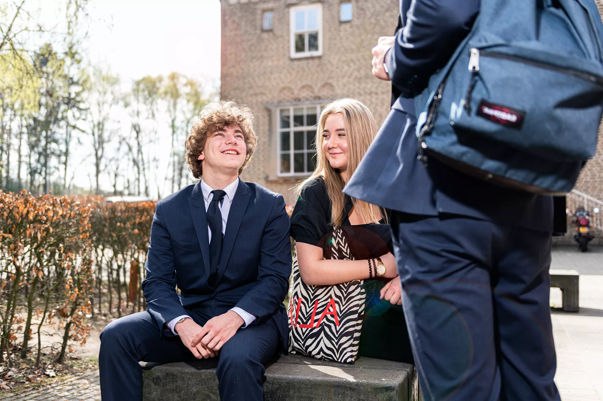 studenten mbo Amersfoort buiten