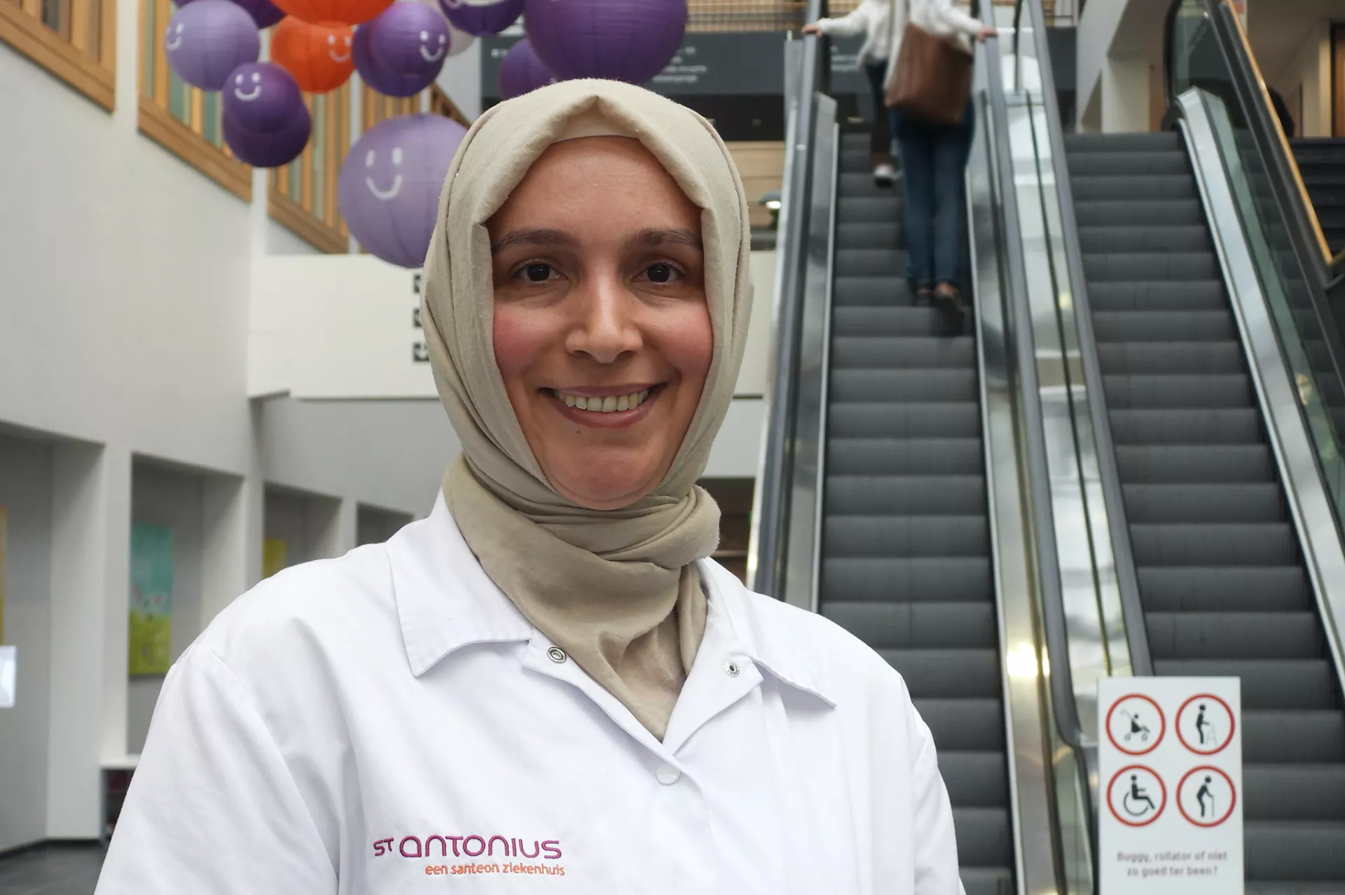 Fatma in het St Antonius