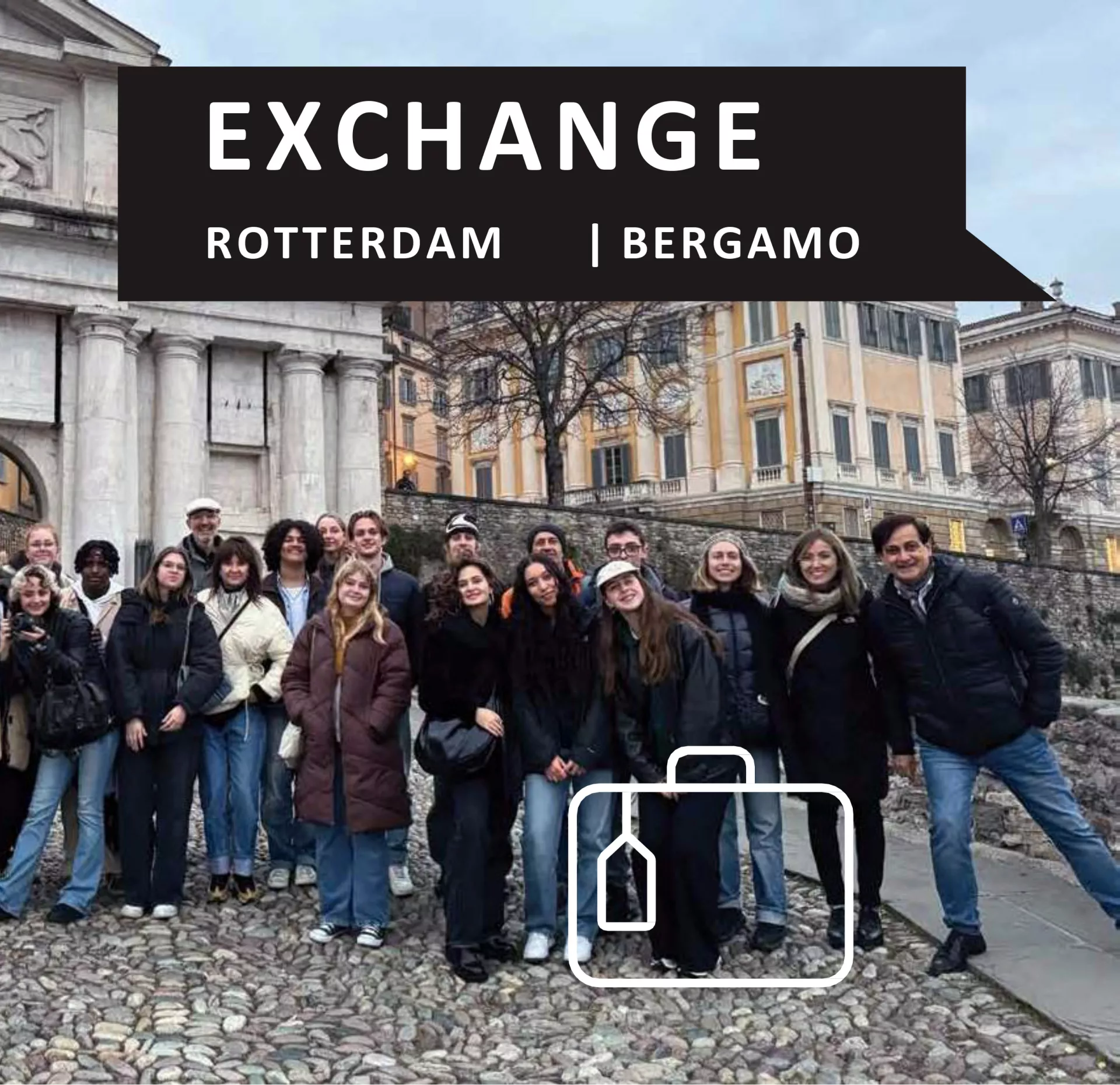 bezoek Grafisch Lyceum Rotterdam aan Bergamo