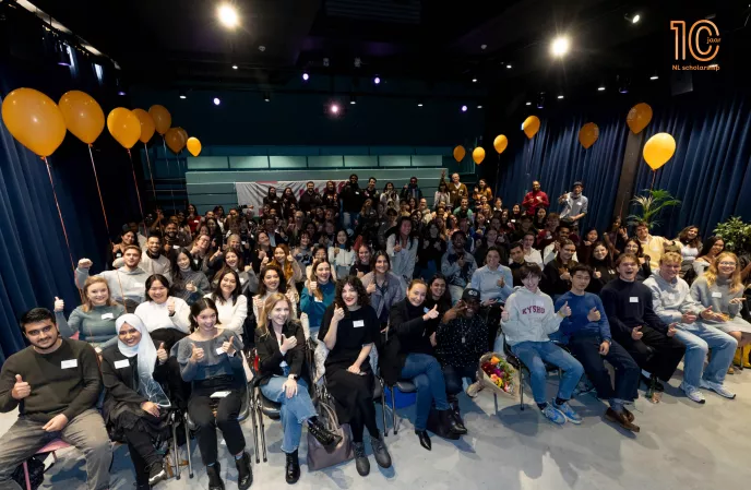 groepsfoto met bursalen