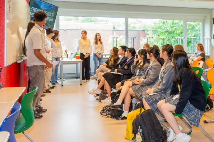Conferentie op Maurick College
