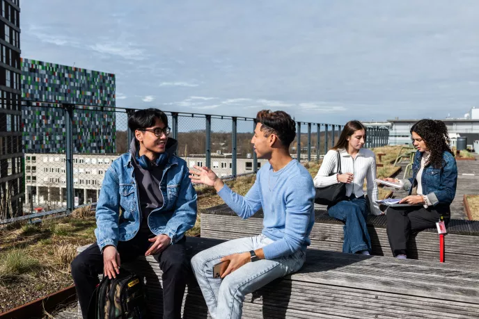 Studenten aan de Hogeschool Utrecht 