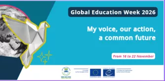 banner met thema van Global Education Week 2026