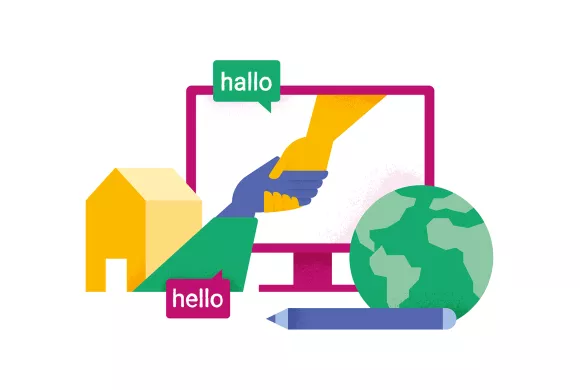 internationalisation at home ilustratie