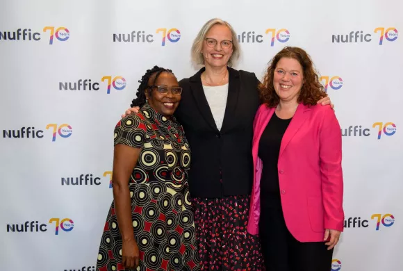 Florence Mayega Titia Bredee and Pascalle Grotenhuis