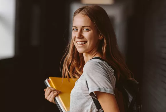 Portretfoto van student