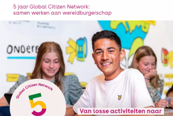 Leerlingen werken samen aan wereldburgerschap