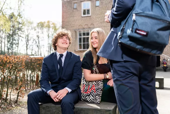 studenten mbo Amersfoort buiten