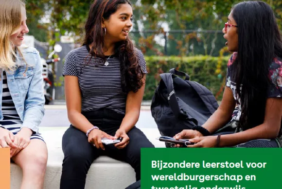 Cover van de brochure De wereld is er al - inclusie door wereldburgerschap