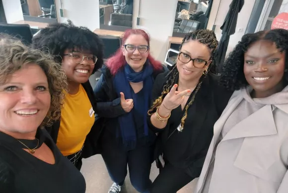 Studenten en docenten Vista college