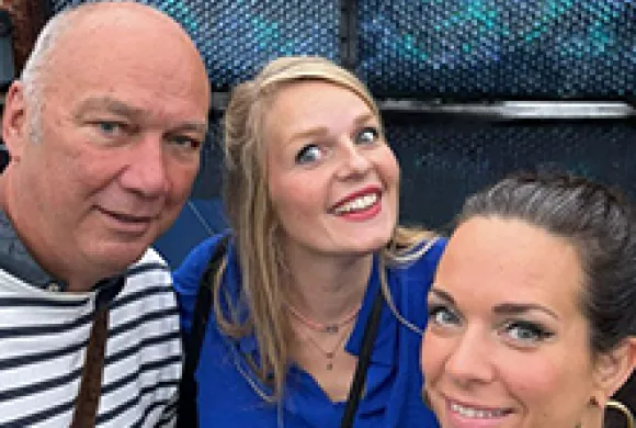 Bert Verhoeven,  Sanne Uden en Tara Dielissen 