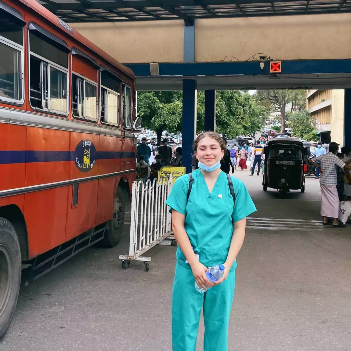 Foto van Sophie in Sri Lanka