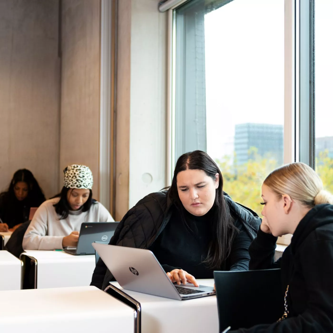 Studenten in de klas