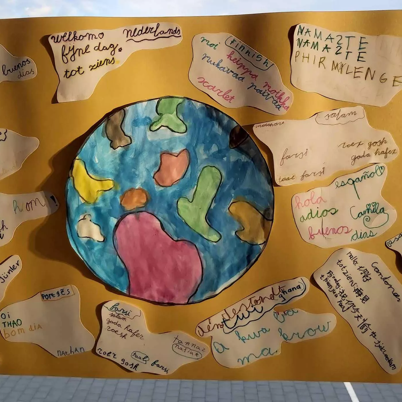 Talen van de leerlingen uit groep 4B