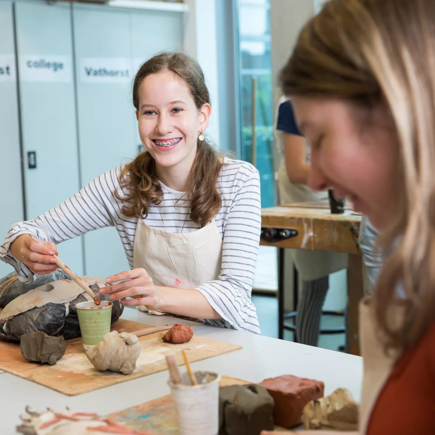leerlingen van het Vathorst College