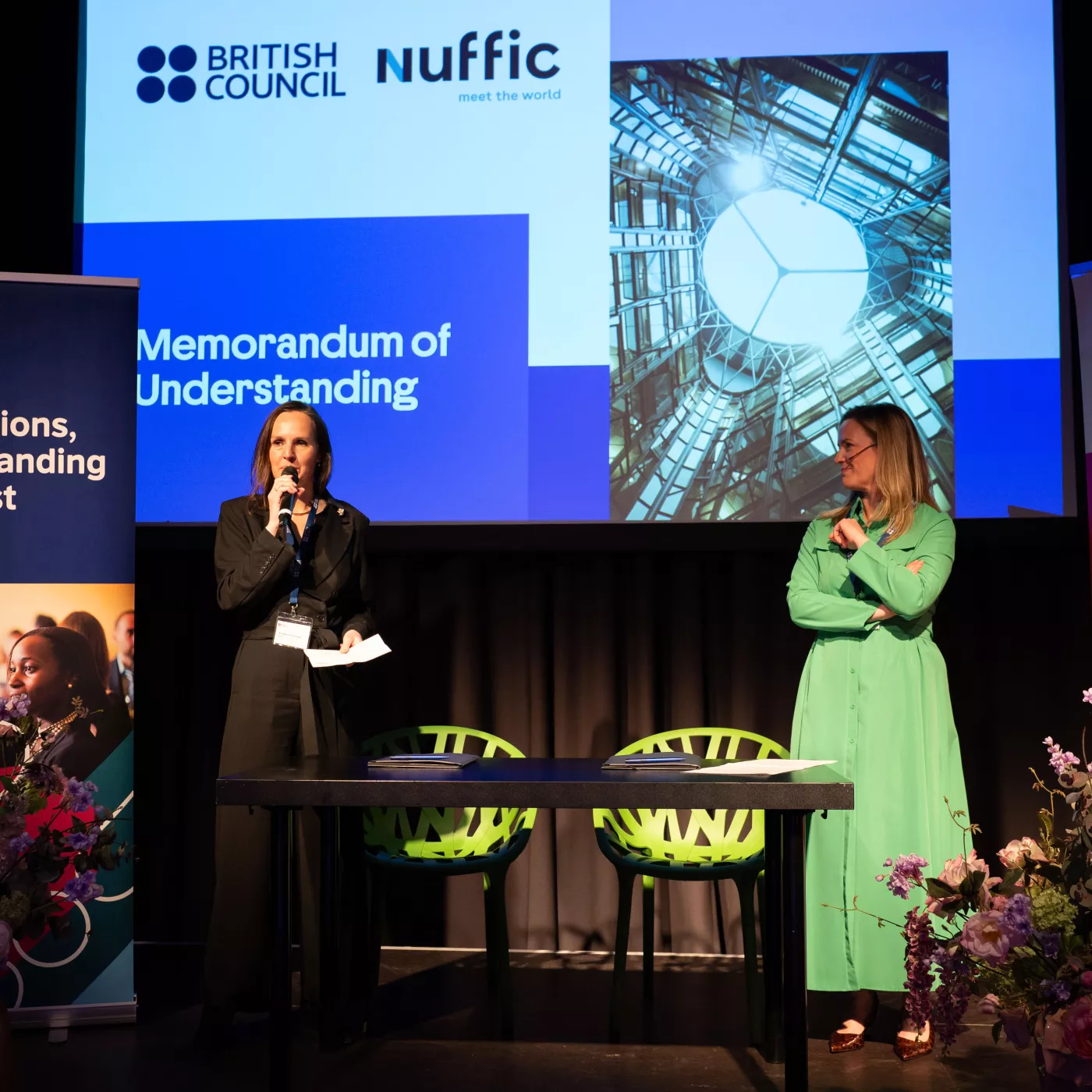 Ondertekening MoU British Council en Nuffic