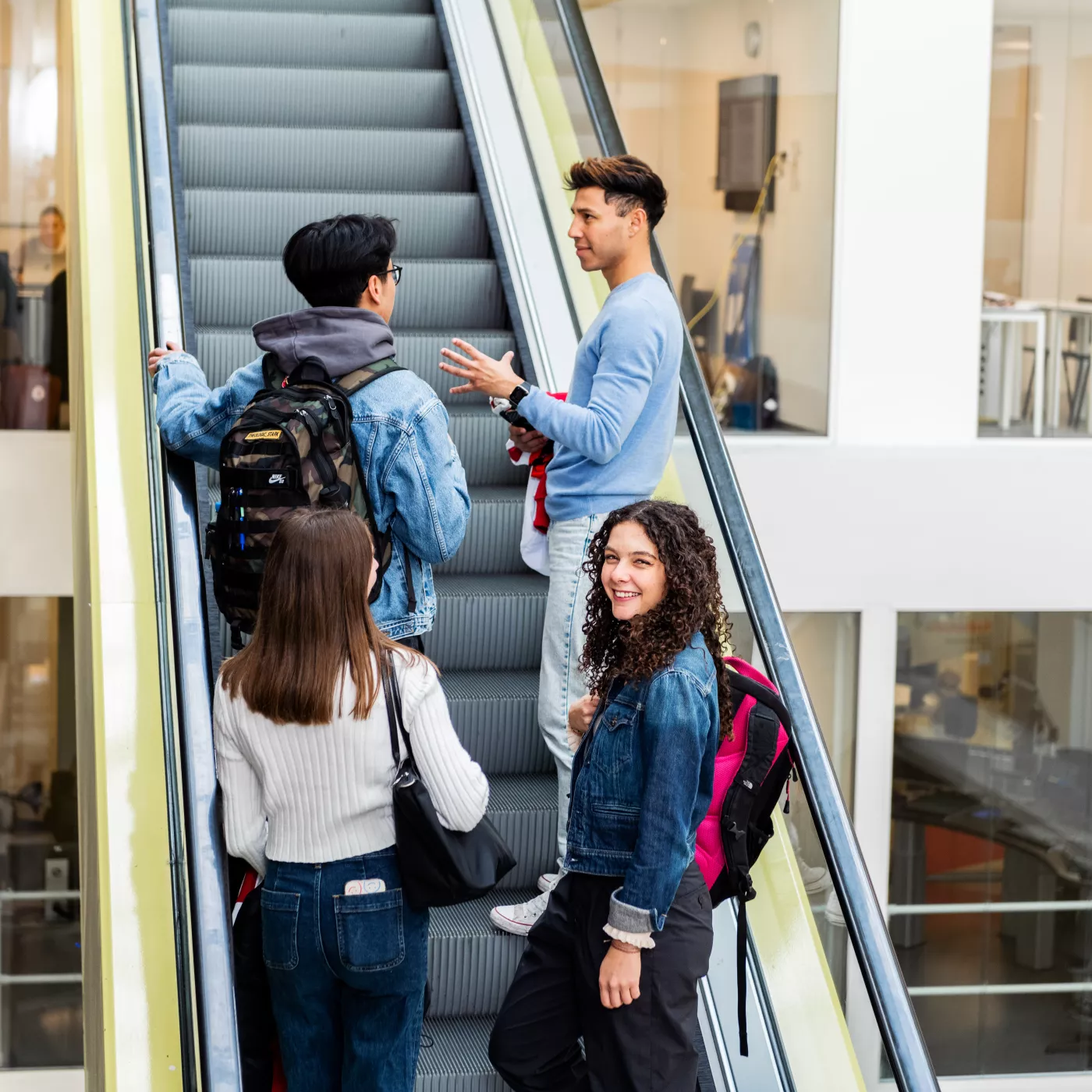 Studenten aan de Hogeschool Utrecht 