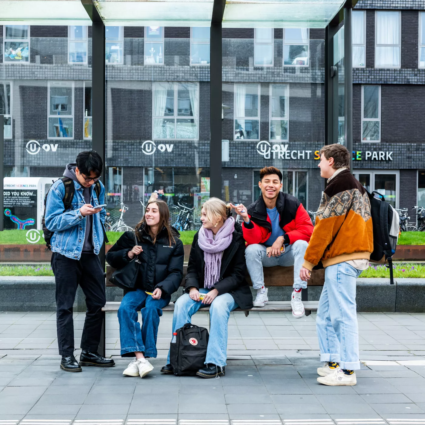 Studenten aan de Hogeschool Utrecht 