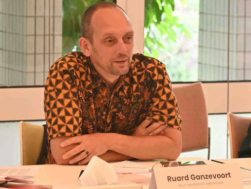 Ruard Ganzevoort tijdens de kennismissie