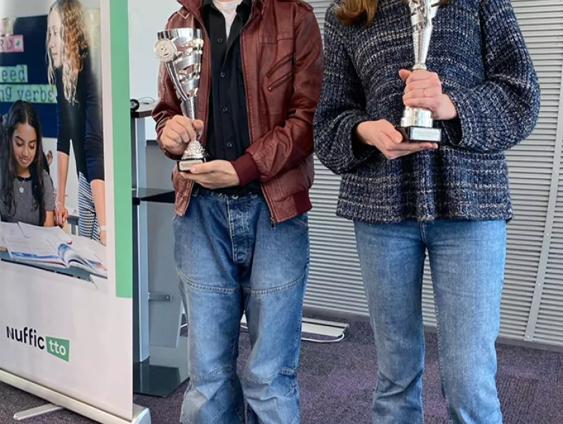 runner-up en winnaar categorie 2