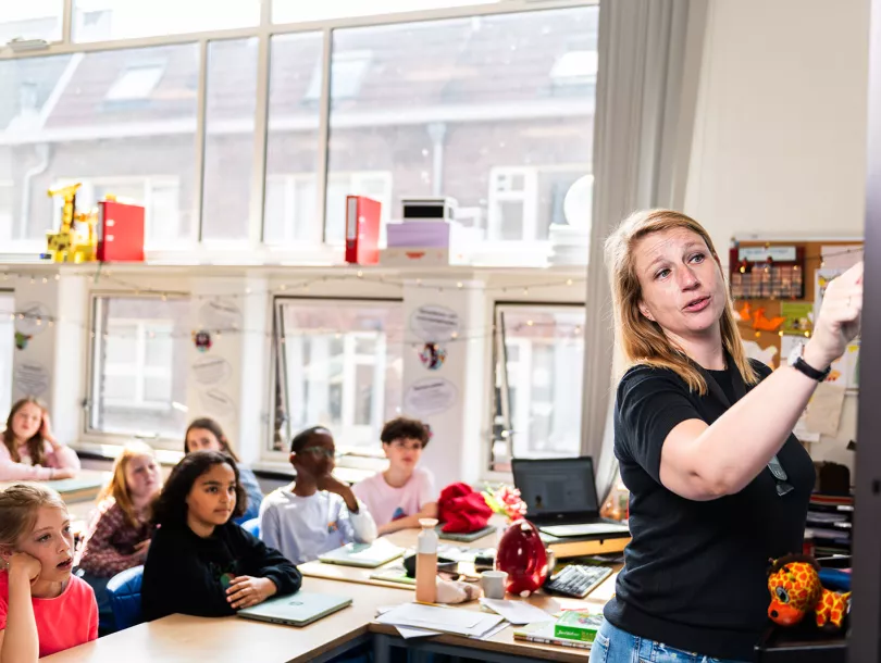 docent voor de klas