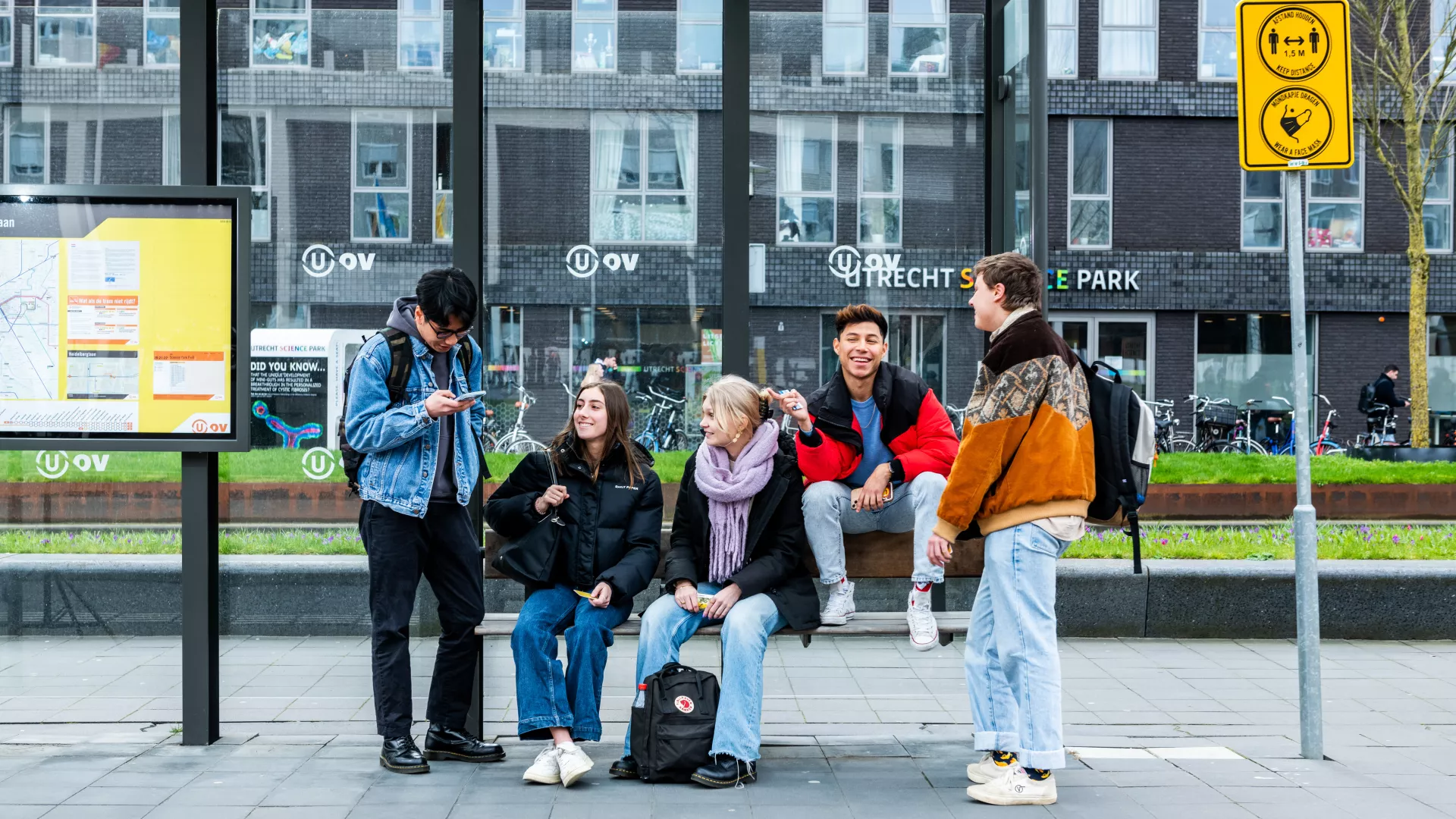 Studenten aan de Hogeschool Utrecht 